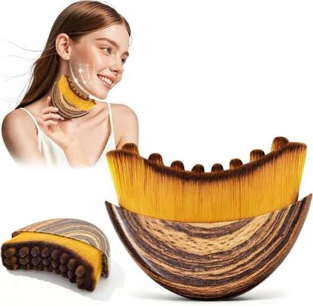 Lymphatic contour face brush