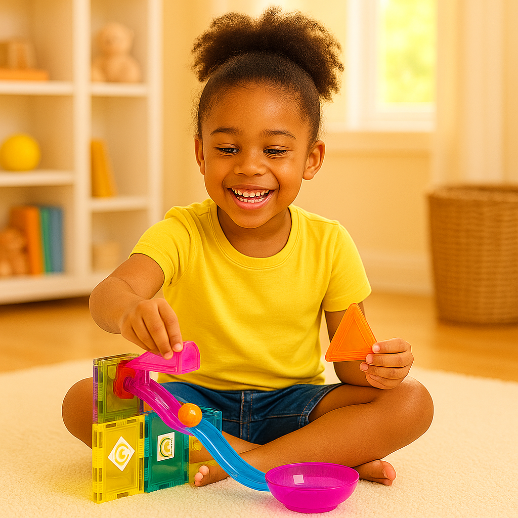 ToysMates Magnetic Tiles Set – 47PCS | Magnetic Blocks for Kids Ages 3–12 | Building Blocks for Boys | Educational Construction Set