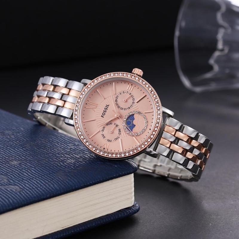 Fossil ladies watch all crono sun&moon working