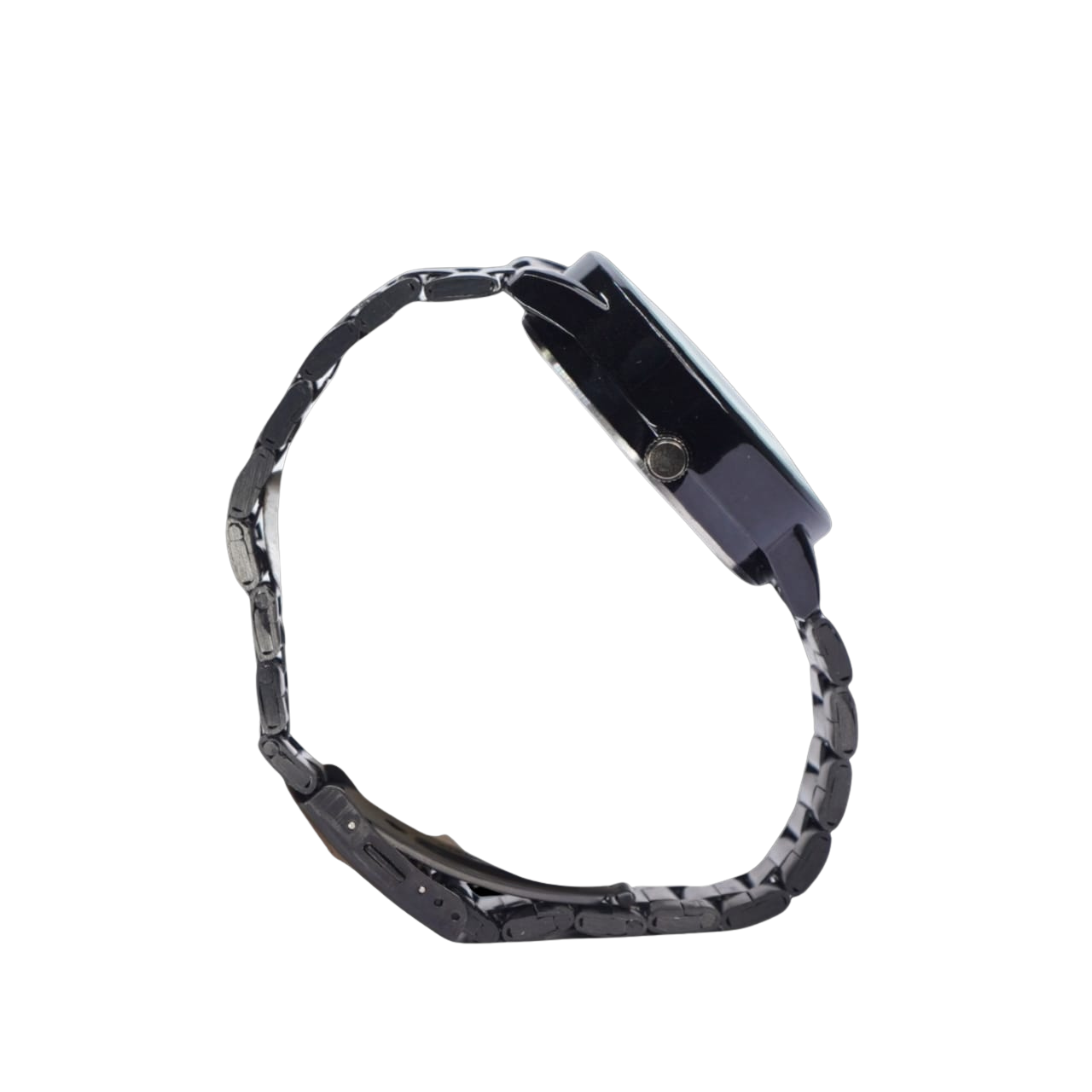 Spinning Car Wheels Rolling Creative Fashion Watches – Black Dial, Analog, Stainless Steel Band