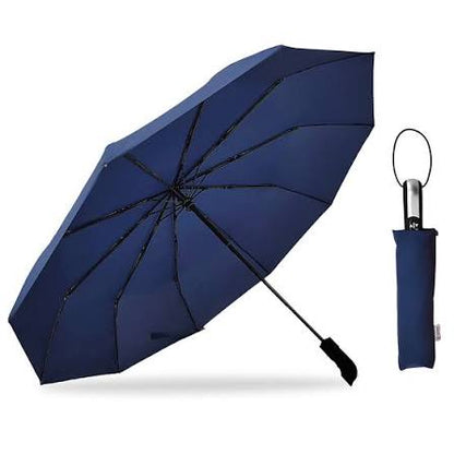 Umbrella for Women, Umbrella for Men Automatic 3 Fold Windproof with Travel Cover with Auto Open and Close