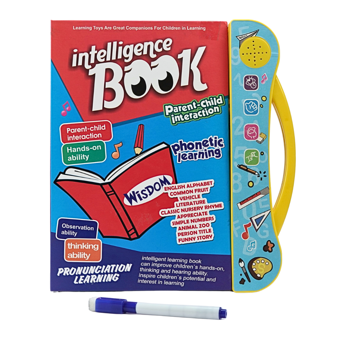Interactive Children Book -Musical English Educational Toy Phonetic Learning Book for 3 + Year Kids, Boys, Toddlers (Multi-colour)
