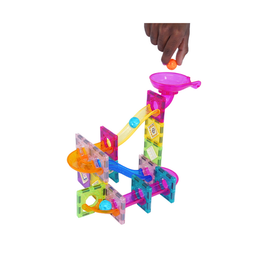 ToysMates Magnetic Tiles Set – 47PCS | Magnetic Blocks for Kids Ages 3–12 | Building Blocks for Boys | Educational Construction Set