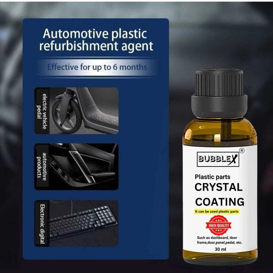 Bubblex Crystal Coating & Liquid Car Polish for Dashboard, Plastic Trims & Bike Parts