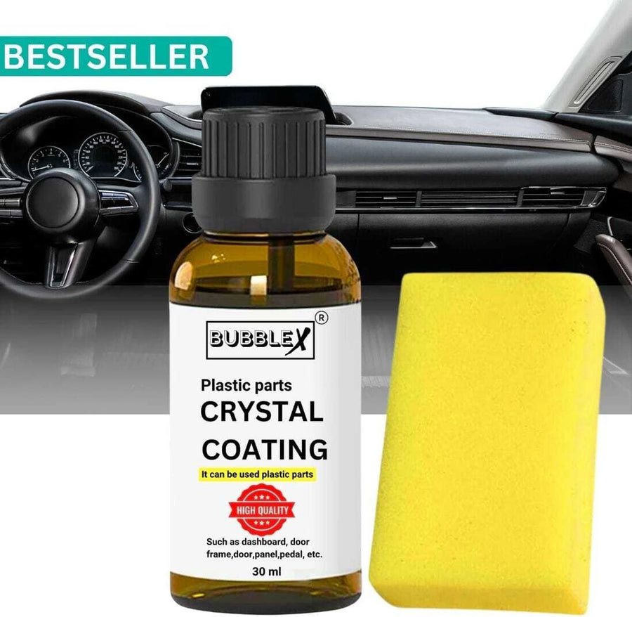 Bubblex Crystal Coating & Liquid Car Polish for Dashboard, Plastic Trims & Bike Parts