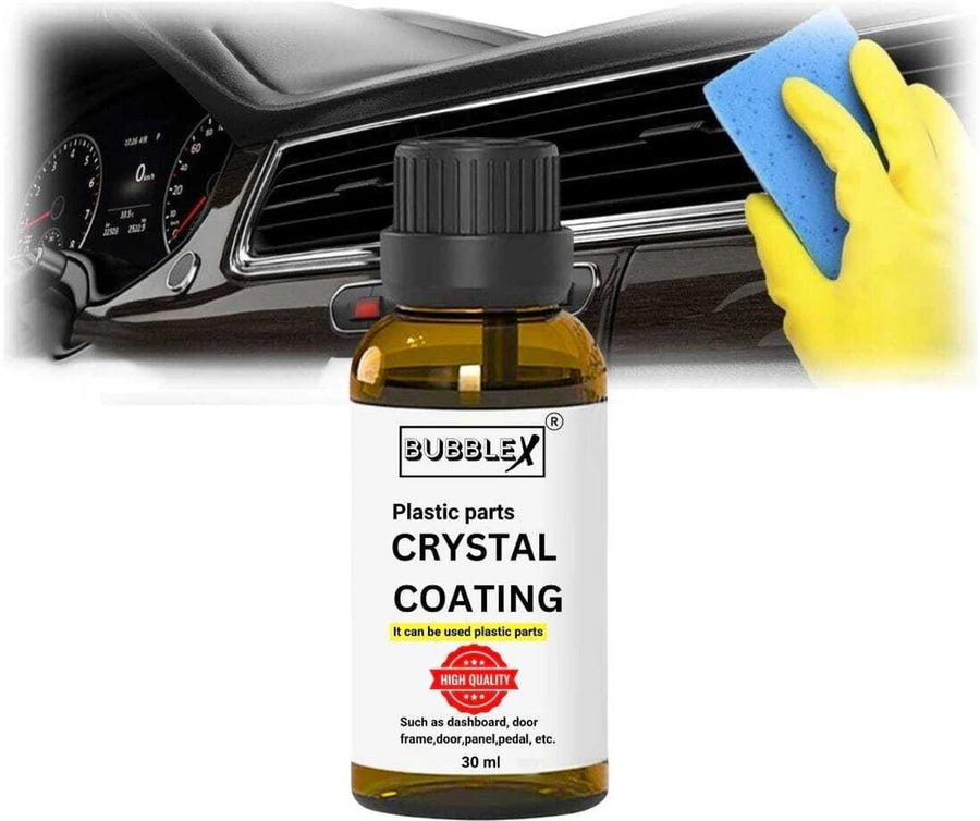 Bubblex Crystal Coating & Liquid Car Polish for Dashboard, Plastic Trims & Bike Parts