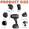 Handheld Electric Portable Air Blower | High Powerful Blow Brushless Motor for Extra runtime |f or Car | Home Cleaning Corner | Road Cleaning