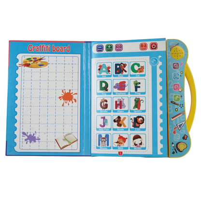 Interactive Children Book -Musical English Educational Toy Phonetic Learning Book for 3 + Year Kids, Boys, Toddlers (Multi-colour)