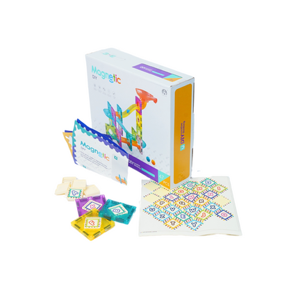 ToysMates Magnetic Tiles Set – 47PCS | Magnetic Blocks for Kids Ages 3–12 | Building Blocks for Boys | Educational Construction Set