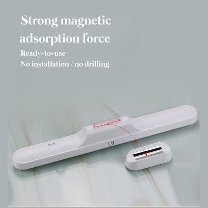 30 CM Magnetic Light - Plastic Led Cabinet Lights With Magnet - Magnetic LED Rechargeable Light - Slim LED Under Cabinet Lamp - 3 Color Light   30 CM Cabinet Magnetic Light
