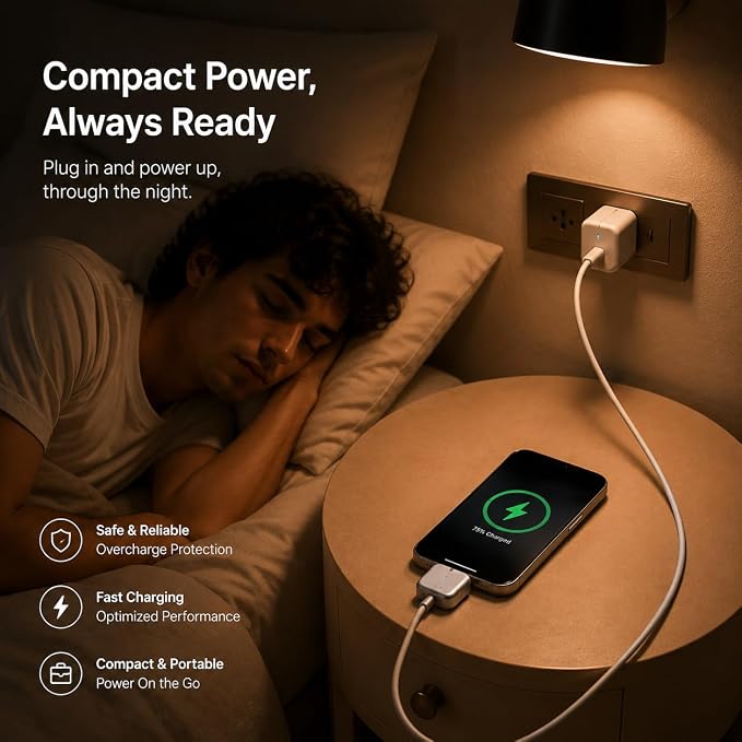This charger literally disconnects itself when your phone is fully charged!