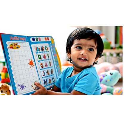 Interactive Children Book -Musical English Educational Toy Phonetic Learning Book for 3 + Year Kids, Boys, Toddlers (Multi-colour)