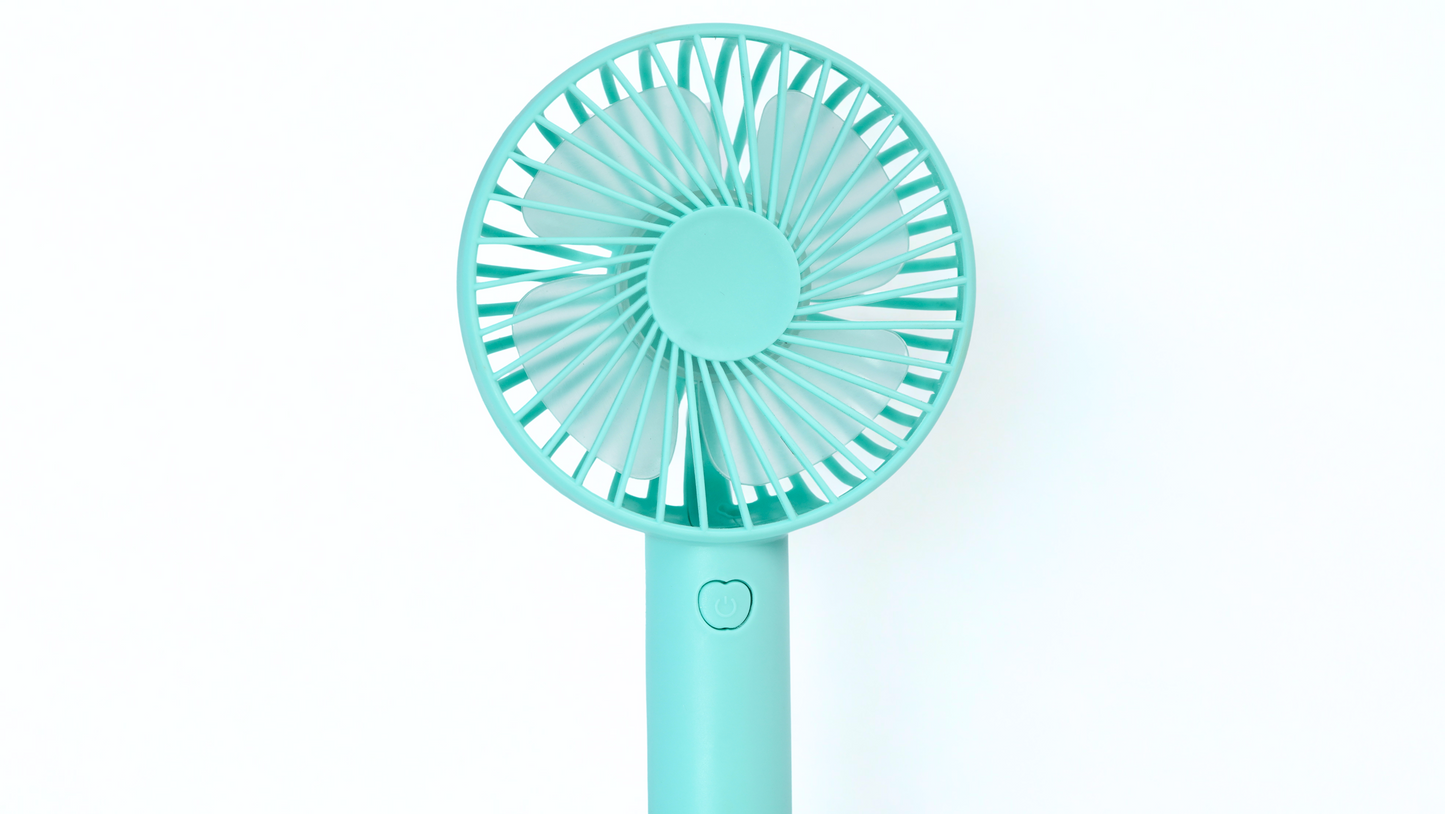 Portable Handheld Fan – Compact and Rechargeable, Cool Down Anywhere, Ideal for Travel and Outdoor Use