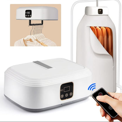 This clothes Warmer machine quickly dries up to 9 clothes in just 20 minutes.