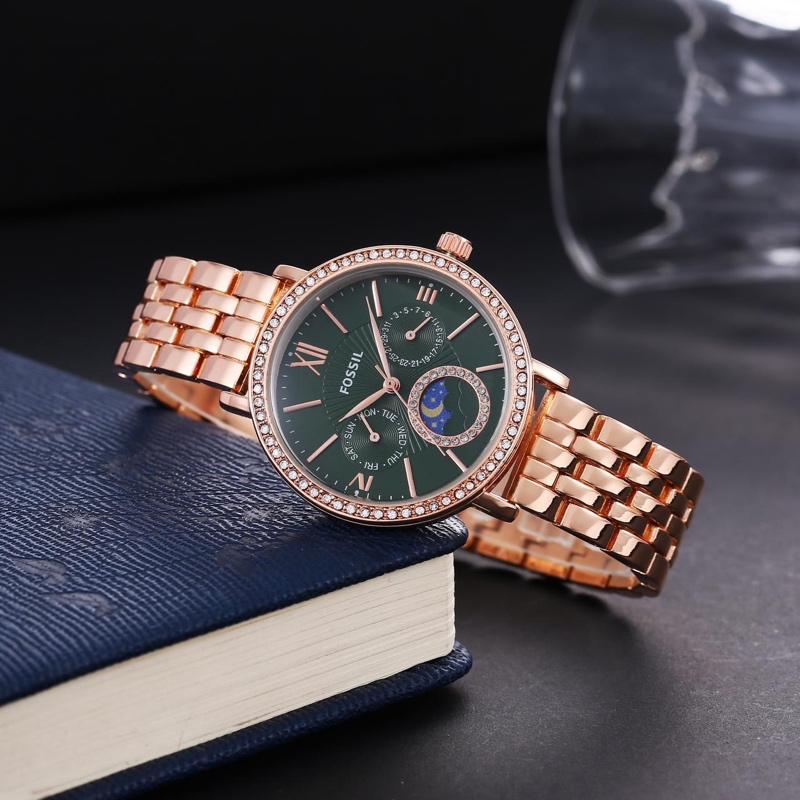 Fossil ladies watch all crono sun&moon working