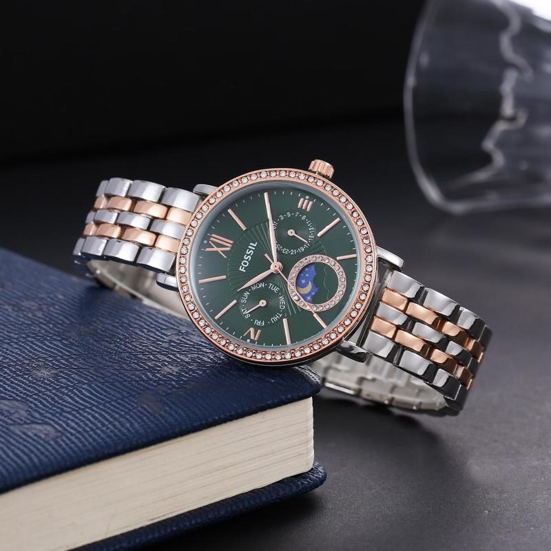 Fossil ladies watch all crono sun&moon working