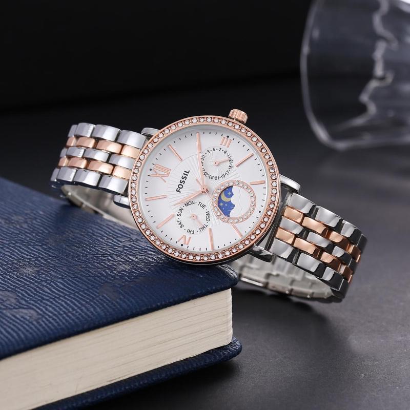 Fossil ladies watch all crono sun&moon working