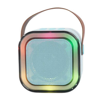 Chiltoy Rechargeable Wireless Karaoke Mic with Speaker for Singing | Wireless Mini Portable Bluetooth Speaker with Microphone &RGB LED Lights | Cute Birthday Gift for Kids | picnic mini microphone speaker