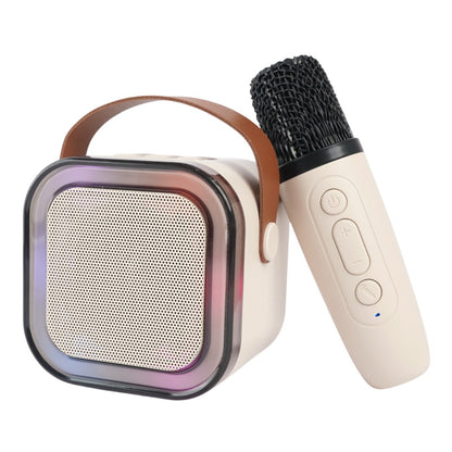 Chiltoy Rechargeable Wireless Karaoke Mic with Speaker for Singing | Wireless Mini Portable Bluetooth Speaker with Microphone &RGB LED Lights | Cute Birthday Gift for Kids | picnic mini microphone speaker