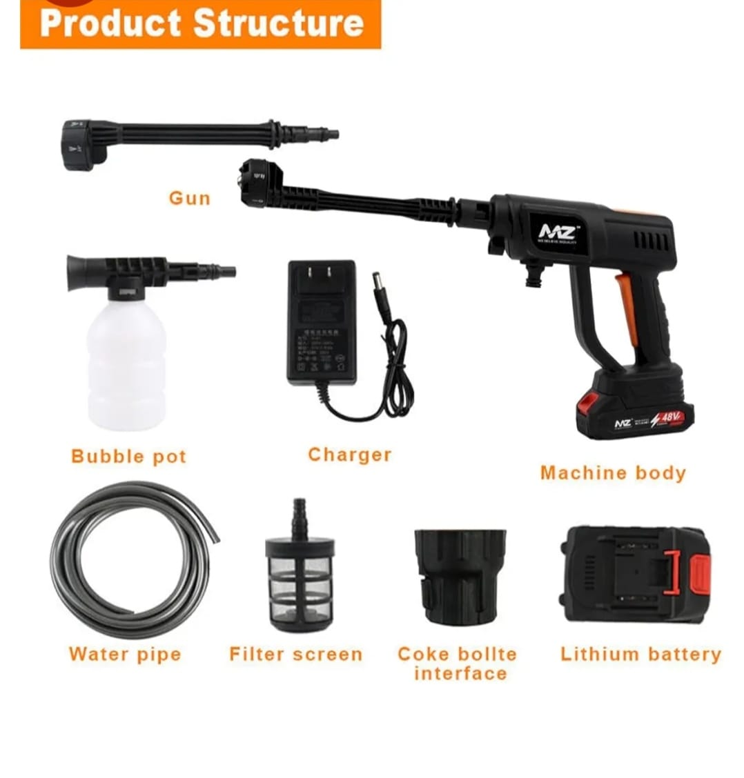 Portable Cordless Washer Kit