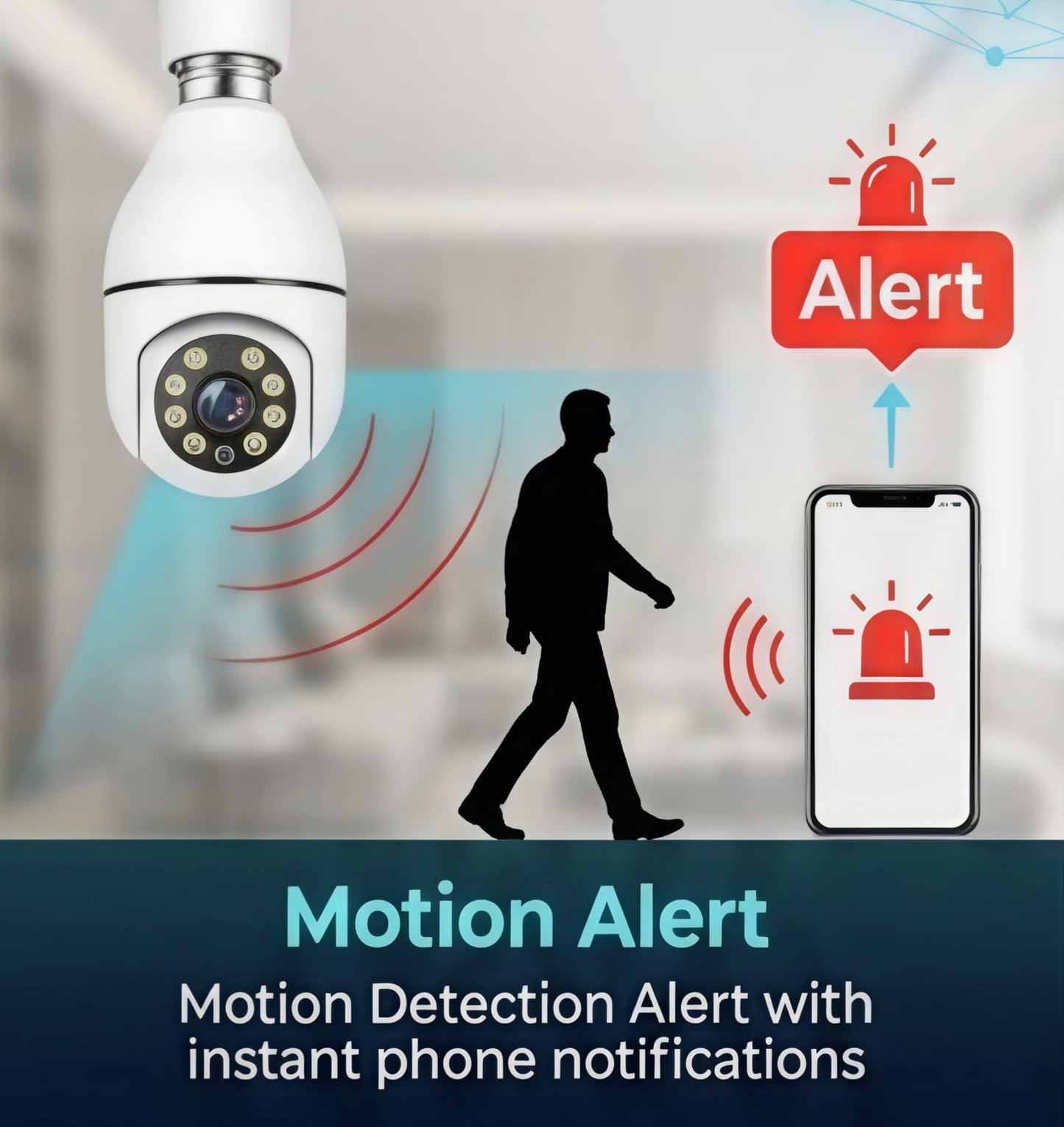 Smart WiFi Bulb Camera