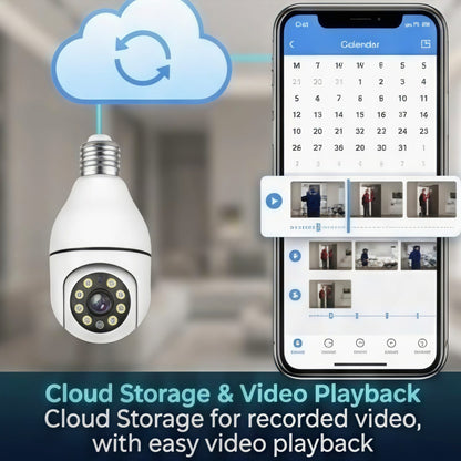 Smart WiFi Bulb Camera