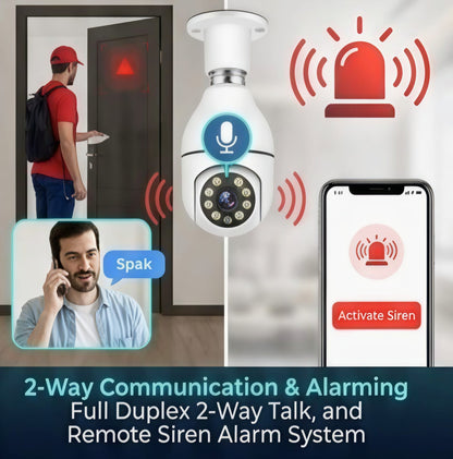 Smart WiFi Bulb Camera