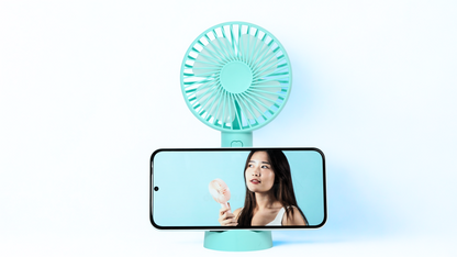 Portable Handheld Fan – Compact and Rechargeable, Cool Down Anywhere, Ideal for Travel and Outdoor Use