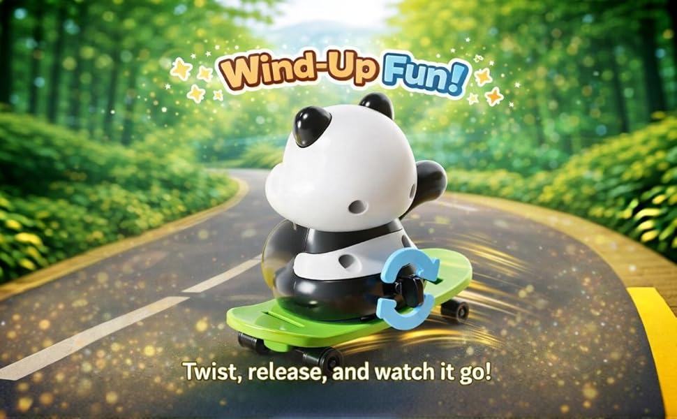 Cute Panda Action Toy Se