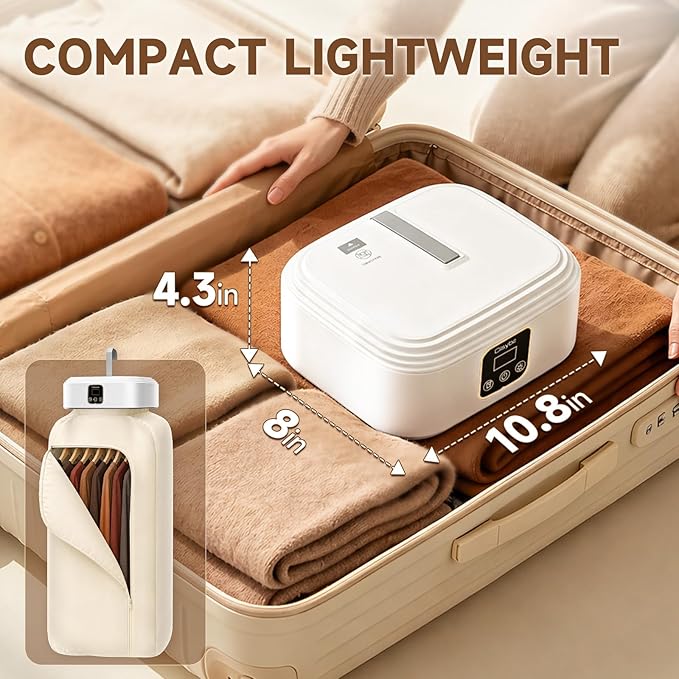 This clothes Warmer machine quickly dries up to 9 clothes in just 20 minutes.