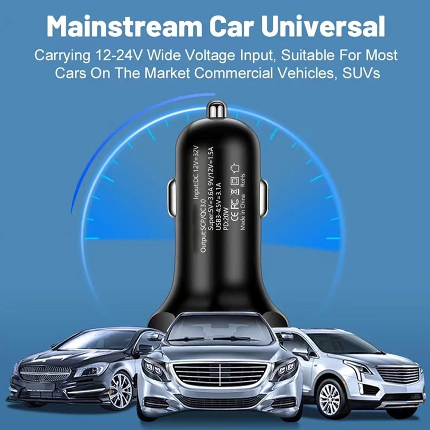 our USB car charger provides a safe and stable charging experience.