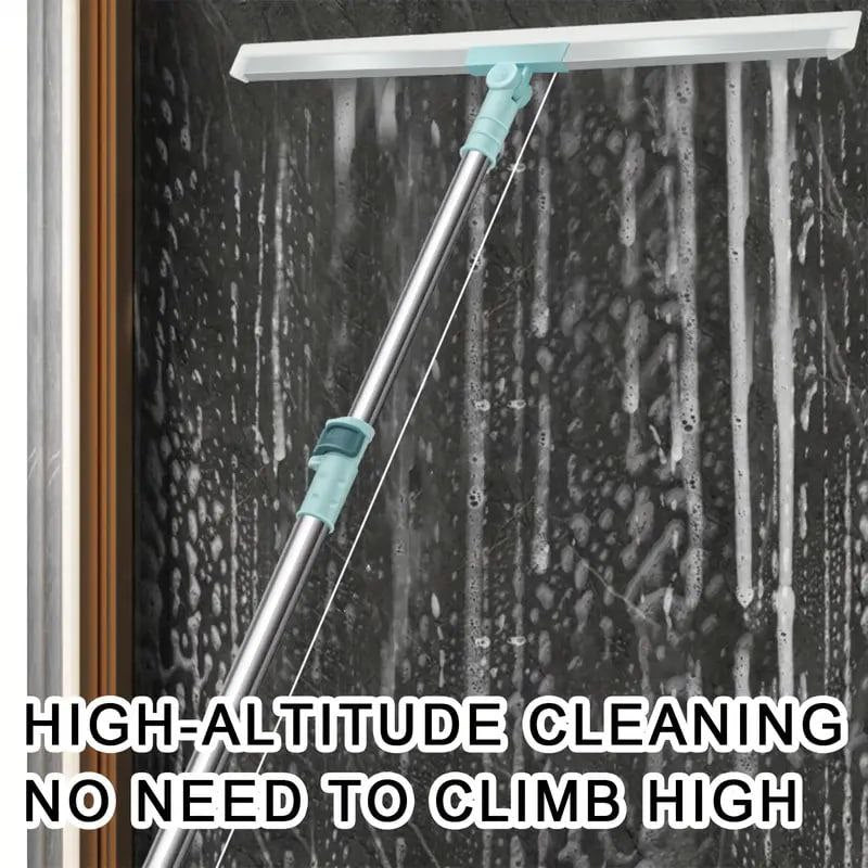 TELESCOPIC HANDLE SILICONE FLOOR MOP Adjustable Silicone mop with Extendable Handle