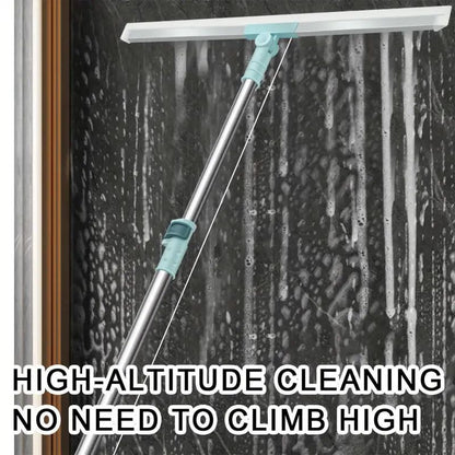 TELESCOPIC HANDLE SILICONE FLOOR MOP Adjustable Silicone mop with Extendable Handle