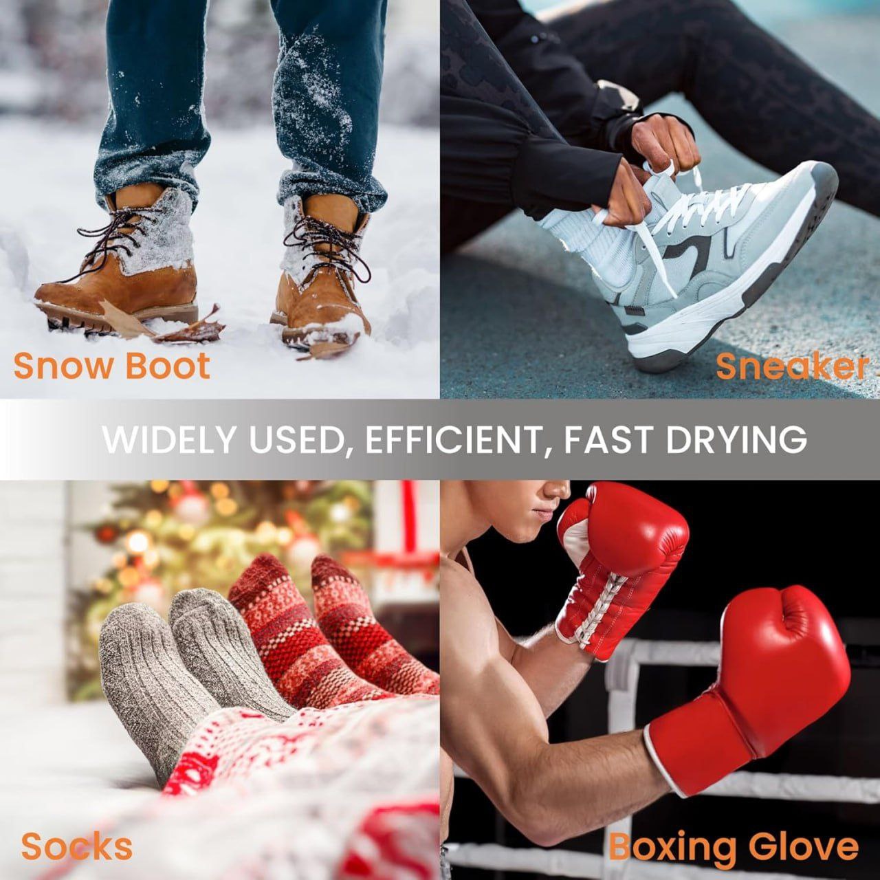 Shoe Dryer | Glove Dryer | Dry Wet Shoes with 360°Heat Blower | Intelligent Shoes Dryer with Four Timer | Boot Dryer | KT Electric Boot Warmer | Folding Design and Smart Panel