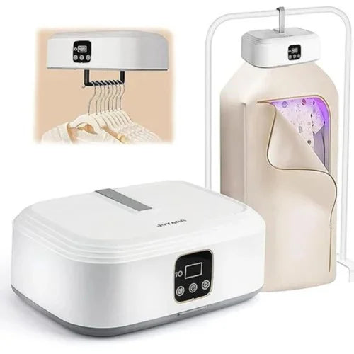 This clothes Warmer machine quickly dries up to 9 clothes in just 20 minutes.