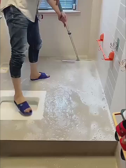 TELESCOPIC HANDLE SILICONE FLOOR MOP Adjustable Silicone mop with Extendable Handle