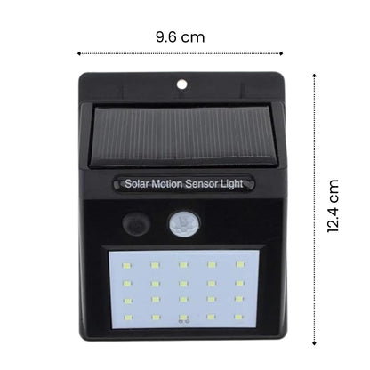 Solar Power Sensor Wall Light 20 LED Outdoor Waterproof Energy Saving Solar Light Set (Wall Mounted Pack of 1)